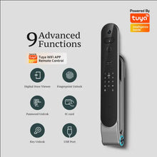 XOLORspace Wireless Automatic Tuya Wifi 3D Face ID Lock with Camera Security Password Intelligent Electric Handle Digital Door