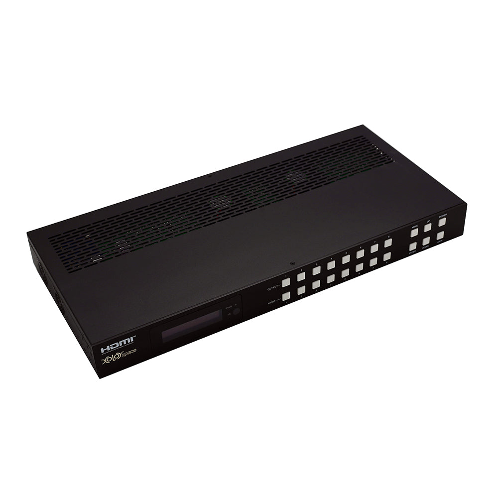 XOLORspace 46880 wall-mountable 48Gbps 8K HDMI matrix switch 8x8 suppo