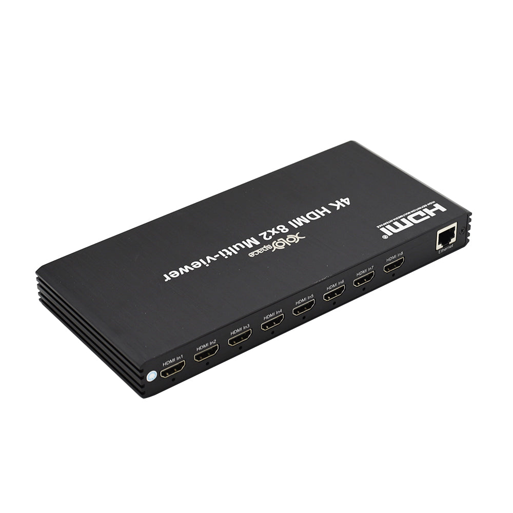 XOLORspace QV801 4K 60Hz HDMI Multi-viewer – 8 Ingangen, 1 Uitgang, 9 Beeldmodi, IR-bediening 4 miniatura
