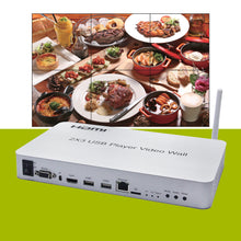 XOLORspace TW13 2X3, 2X2, 1X2, 2X1, 3X3 HDMI Video wall controller with USB media player, WIFI and Screen Mirroring
