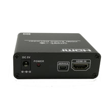 SMARTOOO 36AC HDMI to HDMI 4k audio decoder extract digital audio including Dobly Digital (AC3), DTS and PCM and decode to RCA and 3.5mm stereo audio output