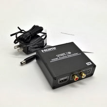 SMARTOOO 36AC HDMI to HDMI 4k audio decoder extract digital audio including Dobly Digital (AC3), DTS and PCM and decode to RCA and 3.5mm stereo audio output