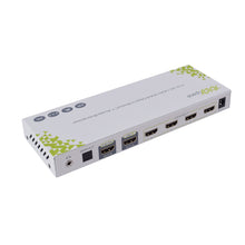 XOLORspace 23421 (2022NEW) HDMI 2.0 4x2 4K 60HZ HDR HDMI Matrix Switch Splitter w/ one HDMI audio output only