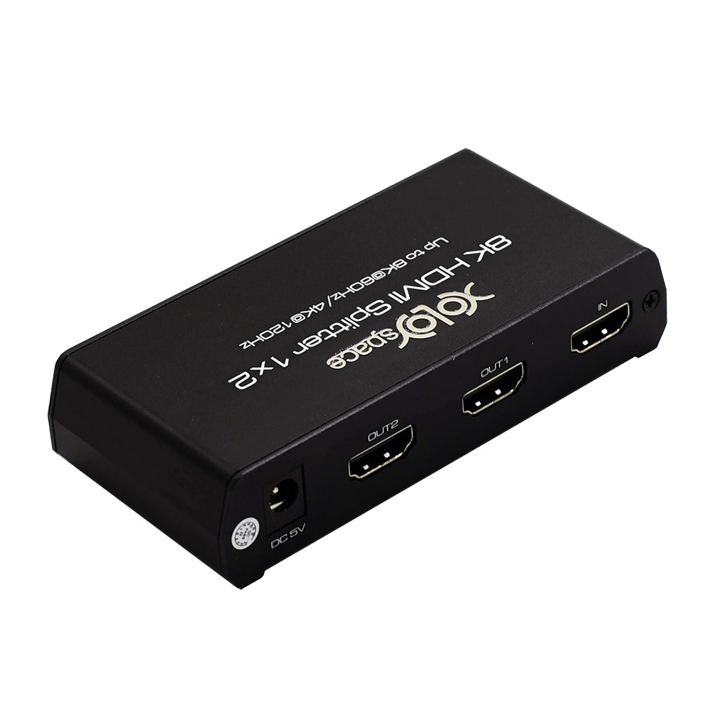 1x2 HDMI Splitter W/ Audio Out: 1-in 2-out, UltraHD