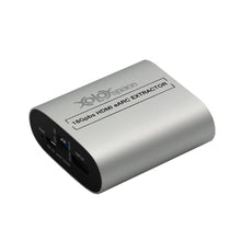 XOLORspace D63 1X2 HDMI Splitter eARC audio extractor with one HDMI audio out only and eARC out
