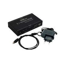 XOLORspace DJ51 Multi-channel Digital Audio Decoder SPDIF Coaxial support DTS/AC3 /optical audio converter 5.1 decoder