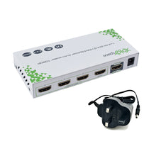 XOLORspace S104 1x4 4K 60HZ HDR HDMI Splitter auto downcaler output 4K 60HZ HDR and 1080P simultaneously