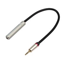 3.5mm male to 6.35mm female audio adapter cable microphone mobile phone sound card conversion line - 1m