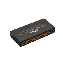 XOLORspace S104 1x4 4K 60HZ HDR HDMI Splitter auto downcaler output 4K 60HZ HDR and 1080P simultaneously