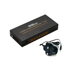 XOLORspace S104 1x4 4K 60HZ HDR HDMI Splitter auto downcaler output 4K 60HZ HDR and 1080P simultaneously