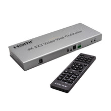 XOLORspace TV33 4K 3×3 Video Wall Controller 1 HDMI input and 9 HDMI outputs