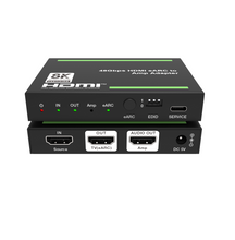 XL-MC02 48Gbps HDMI eARC Audio to Amplifier Adapter for de-embedding audio signals from an HDMI source or TV with ARC/eARC to AV Receiver