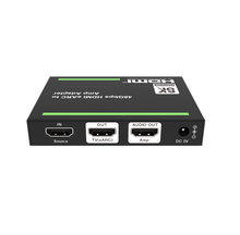 XL-MC02 48Gbps HDMI eARC Audio to Amplifier Adapter for de-embedding audio signals from an HDMI source or TV with ARC/eARC to AV Receiver