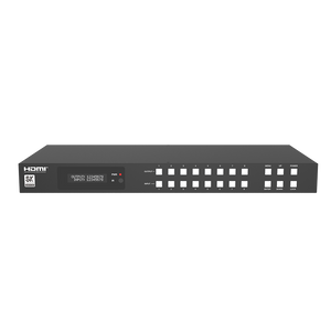 XOLORspace 46880 wall-mountable 48Gbps 8K HDMI matrix switch 8x8 supports RS-232 and Web GUI control w/ audio extractor and ARC