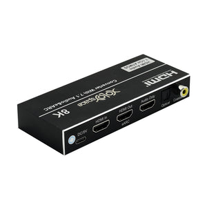 XOLORspace 32HT 8K HDMI to HDMI audio Converter with optical Audio extractor and eARC