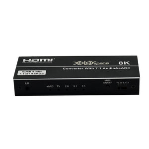 XOLORspace 32HT 8K HDMI to HDMI audio Converter with optical Audio extractor and eARC