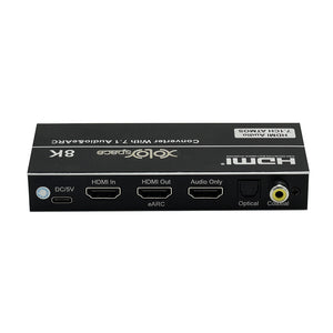 XOLORspace 32HT 8K HDMI to HDMI audio Converter with optical Audio extractor and eARC