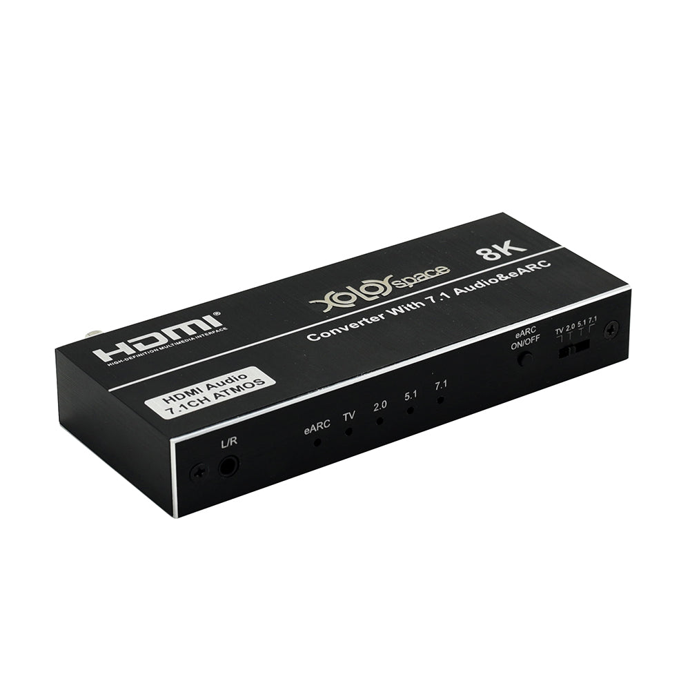 XOLORspace 32HT 8K HDMI to HDMI audio Converter with optical Audio extractor and eARC