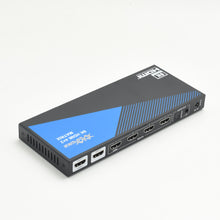 XOLORspace 46420 8K eARC 4x2 HDMI Matrix Switch with Audio Extractor w/HDMI 2.1, HDCP 2.3