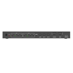 XOLORspace 46420 8K eARC 4x2 HDMI Matrix Switch with Audio Extractor w/HDMI 2.1, HDCP 2.3