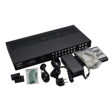 XOLORspace 46880 wall-mountable 48Gbps 8K HDMI matrix switch 8x8 supports RS-232 and Web GUI control w/ audio extractor and ARC