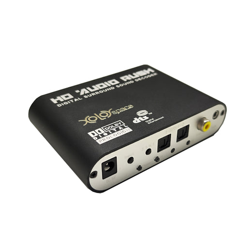 XOLORspace DJ51 Multi-channel Digital Audio Decoder SPDIF Coaxial support DTS/AC3 /optical audio converter 5.1 decoder