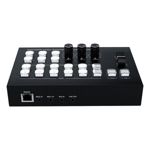 XOLORspace B828 1 SDI in &3 HDMI in and 2 HDMI out video multi-viewer switcher for live streaming Support MIC, LINE IN, HD mixing output, LINE OUT fixed mixing output