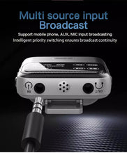 5.4 Bluetooth TX/RX 2-in-1 Transceiver, Broadcast One-to-Many Explanation Device