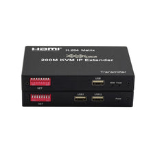 XOLORspace EX200M-K 200M HDMI over IP EXTENDER with USB KVM extender supports multipoint-to-multipoint (IP management)