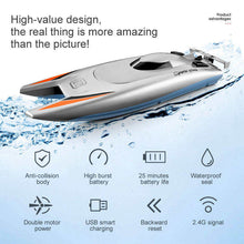 RC Boat 25KM/H High Speed Fast Racing Boat 4 Channels Remote Control Boats for Kids Adult Pools Outdoor Play Ship