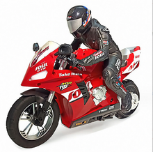 Factory Hot 2.4G Remote Control Motorcycle Toy 1:6 RC Stunt Motorcycle With Light 6-Axis Gyroscope Rc Stunt Car Toys