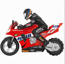 Factory Hot 2.4G Remote Control Motorcycle Toy 1:6 RC Stunt Motorcycle With Light 6-Axis Gyroscope Rc Stunt Car Toys