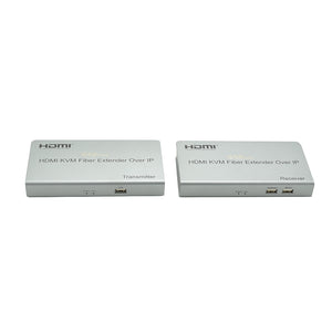 XOLORspace LKV378 20km HDMI over Fiber extender with USB KVM, supports multipoint-to-multipoint mode