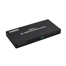 XOLORspace QV802 4K 60hz HDMI 8x2 Multi-viewer compliant with HDMI 2.0 and HDCP 2.1