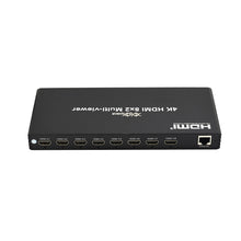 XOLORspace QV802 4K 60hz HDMI 8x2 Multi-viewer compliant with HDMI 2.0 and HDCP 2.1