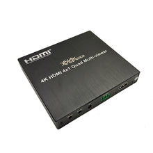 XOLORspace TW02B 4K HDMI 4x1 Quad viewer switch with 7 modes of Multi-viewer