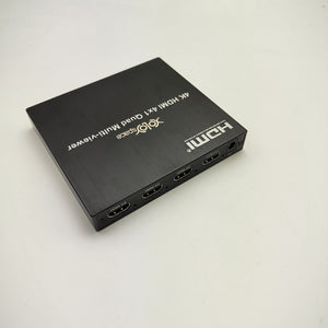 XOLORspace TW02B 4K HDMI 4x1 Quad viewer switch with 7 modes of Multi-viewer