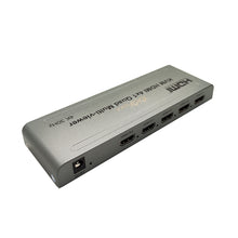 XOLORspace TW02K 4K 30Hz HDMI 4x1 Quad Multi-viewer with USB KVM