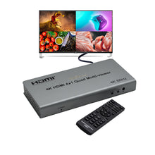 XOLORspace TW02-V2.0 4k 60hz HDMI 4x1 quad multi-viewer supports proportional ratio display / image rotation / PIP