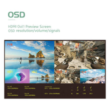 XOLORspace X1030 4 Way HDMI Video Switcher for Live Streaming (Built-in 5-inch screen)