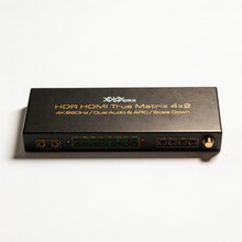 XOLORspace 43421 4x2 4K 60HZ HDR HDMI real matrix switcher no downscaler, w/ optical out