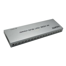 XOLORspace QV1601 4K 60HZ HDMI 16x1 Multi-viewer 16 HDMI inputs 1 HDMI output with 9 modes of video segmentation