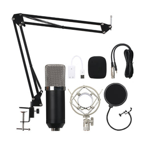 Condenser microphone set mobile phone live computer network anchor K song recording microphone