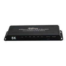 XOLORspace 23040 8K 60Hz 4K 120Hz 4x1 HDMI Switch 4 in 1 Out supports auto switch and remote control