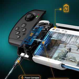 XOLORspace G02 Single-side smartphone gamepad for iOS with physical connection