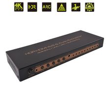 XOLORspace 23421 (2022NEW) HDMI 2.0 4x2 4K 60HZ HDR HDMI Matrix Switch Splitter w/ one HDMI audio output only