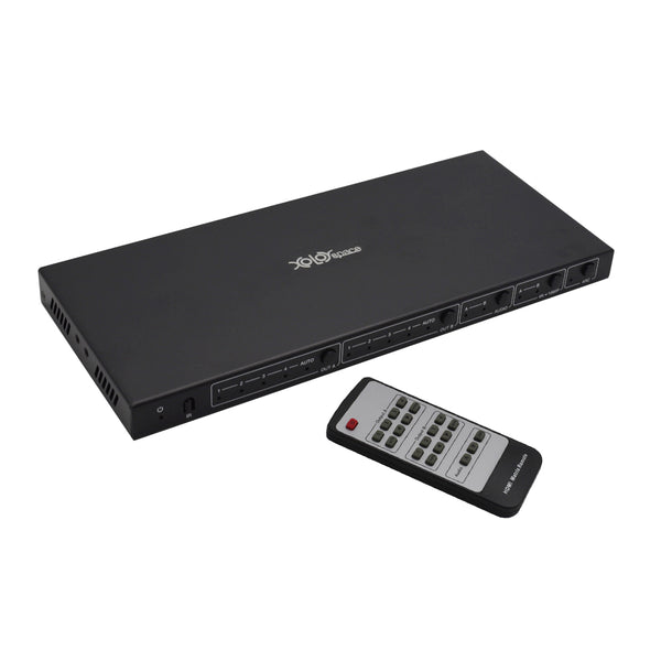 XOLORspace 46421S 4X2 4K 60HZ 4:4:4 HDR HDMI Matrix Switcher HDCP2.2
