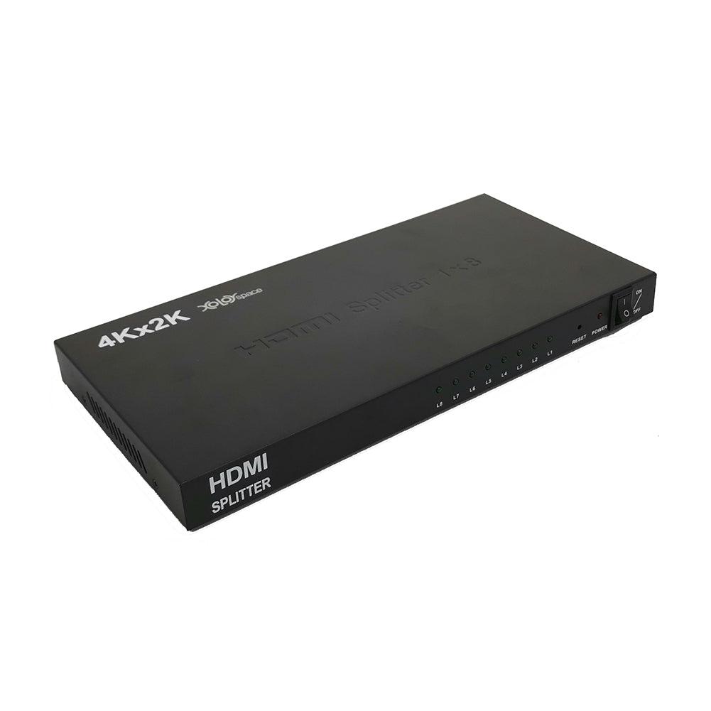 XOLORspace 41182 1x8 4k HDMI Splitter 4k 30hz - HDMI 1.4V
