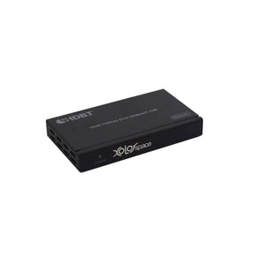 XOLORspace 86141 Transparent HDMI 2.0 extender 1x4 HDMI Splitter extender with signal no compression no loss