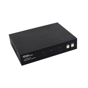 XOLORspace 86141 Transparent HDMI 2.0 extender 1x4 HDMI Splitter extender with signal no compression no loss